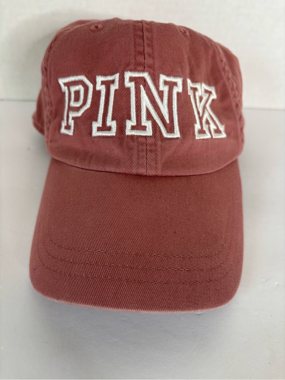 PINK Victoria's Secret  Baseball Cap - Rosewood with White Logo